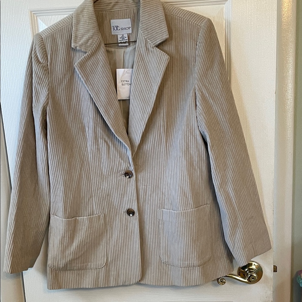 The Tog Shop Tan corduroy blazer